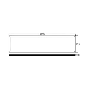 LED PANEL UGRADNI 295X1195 40W BELI 6500K