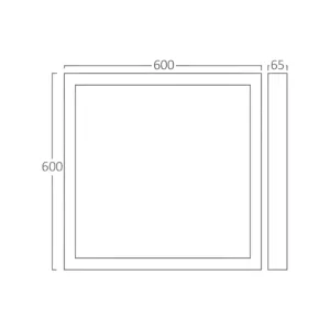 RAM ZA NADGRADNU MONTAZU PANELA 600X600 BELI