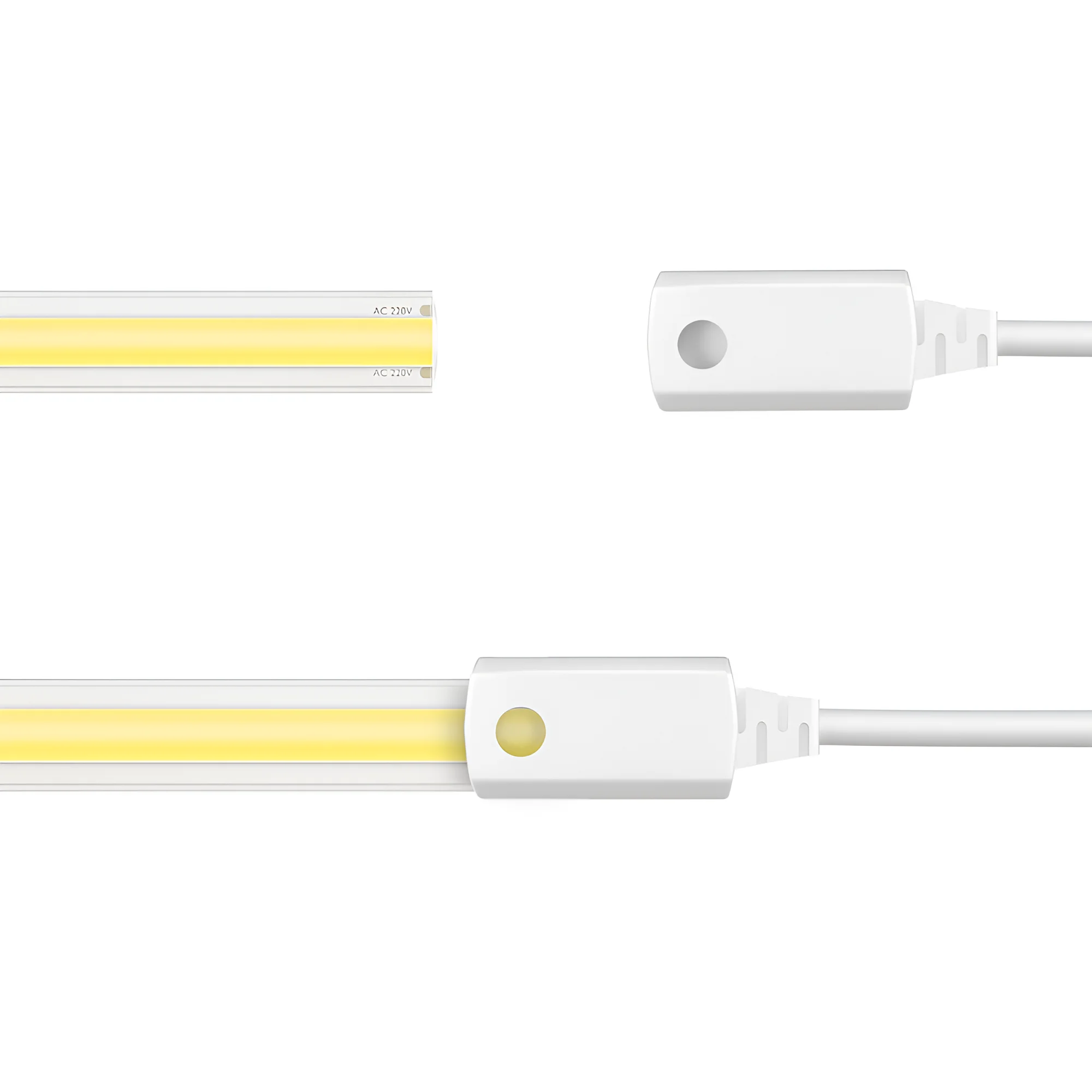 LED COB TRAKA 220V 12W 360LED 6500K IP65 50m LED COB TRAKA 220V 12W 360LED 6500K IP65 50m