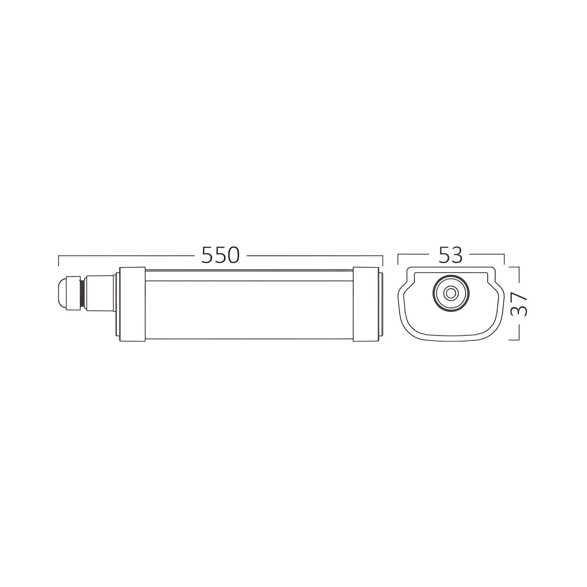 LED VODOOTPORNA SVETILJKA S 16W 6500K IP65 LED VODOOTPORNA SVETILJKA S 16W 6500K IP65