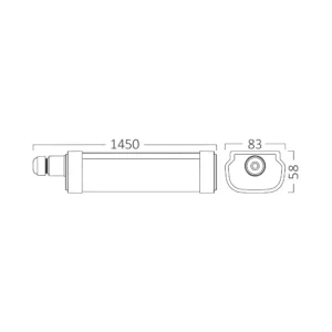 LED VODOOTPORNA SVETILJKA L 85W 6500K IP65
