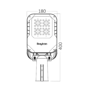 LED ULICNA SVETILJKA 39W SIVA 4000K IP66