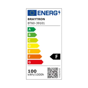 LED REFLEKTOR 100W CRNI 3000K IP65