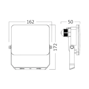 LED REFLEKTOR 30W BELI CCT IP65