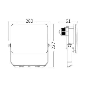 LED REFLEKTOR 100W BELI CCT IP65