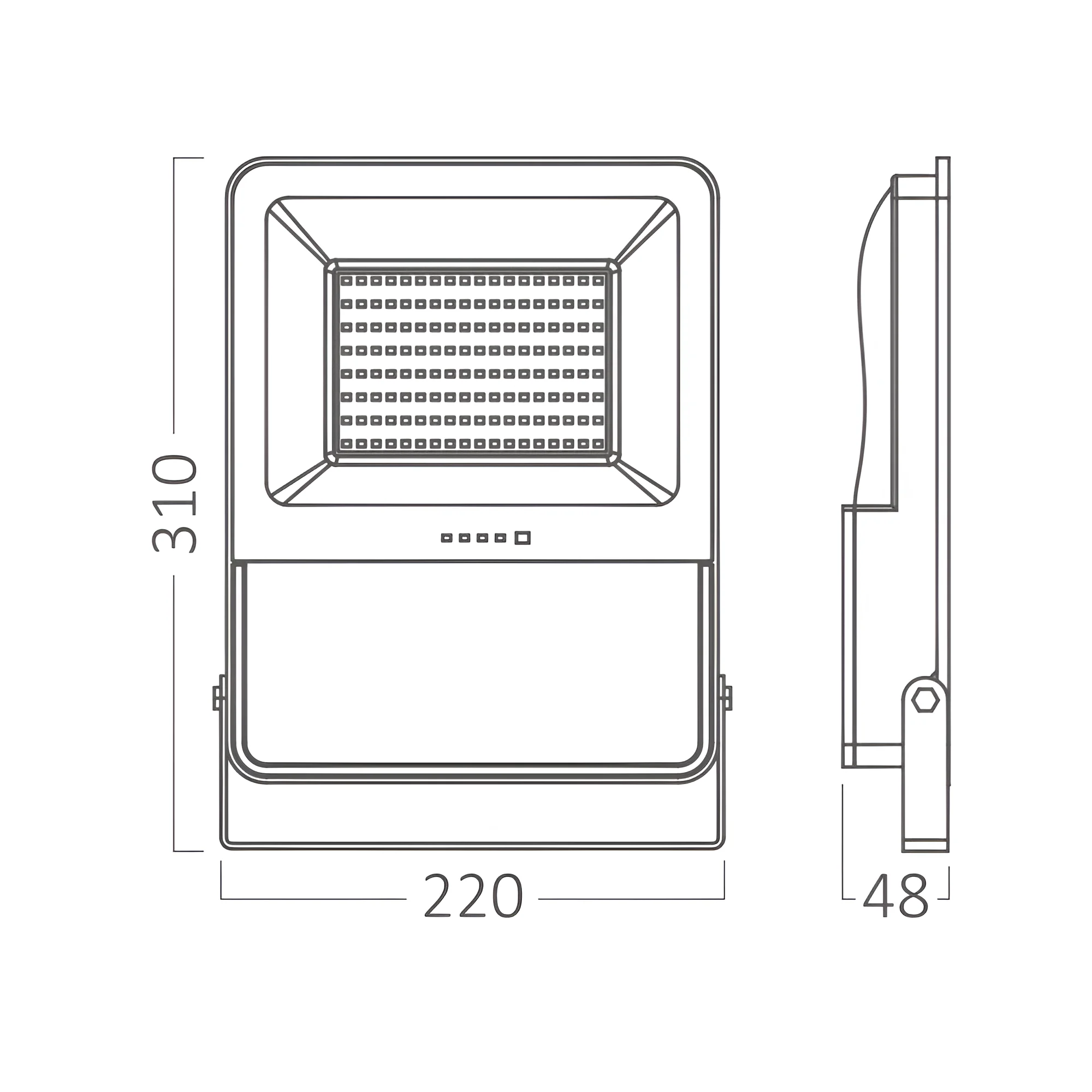 SOLARNI LED REFLEKTOR 75W CCT DALJINSKI IP65 SOLARNI LED REFLEKTOR 75W CCT DALJINSKI IP65
