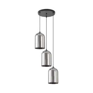 VISILICA 3-GLAVA E27 SMOKE