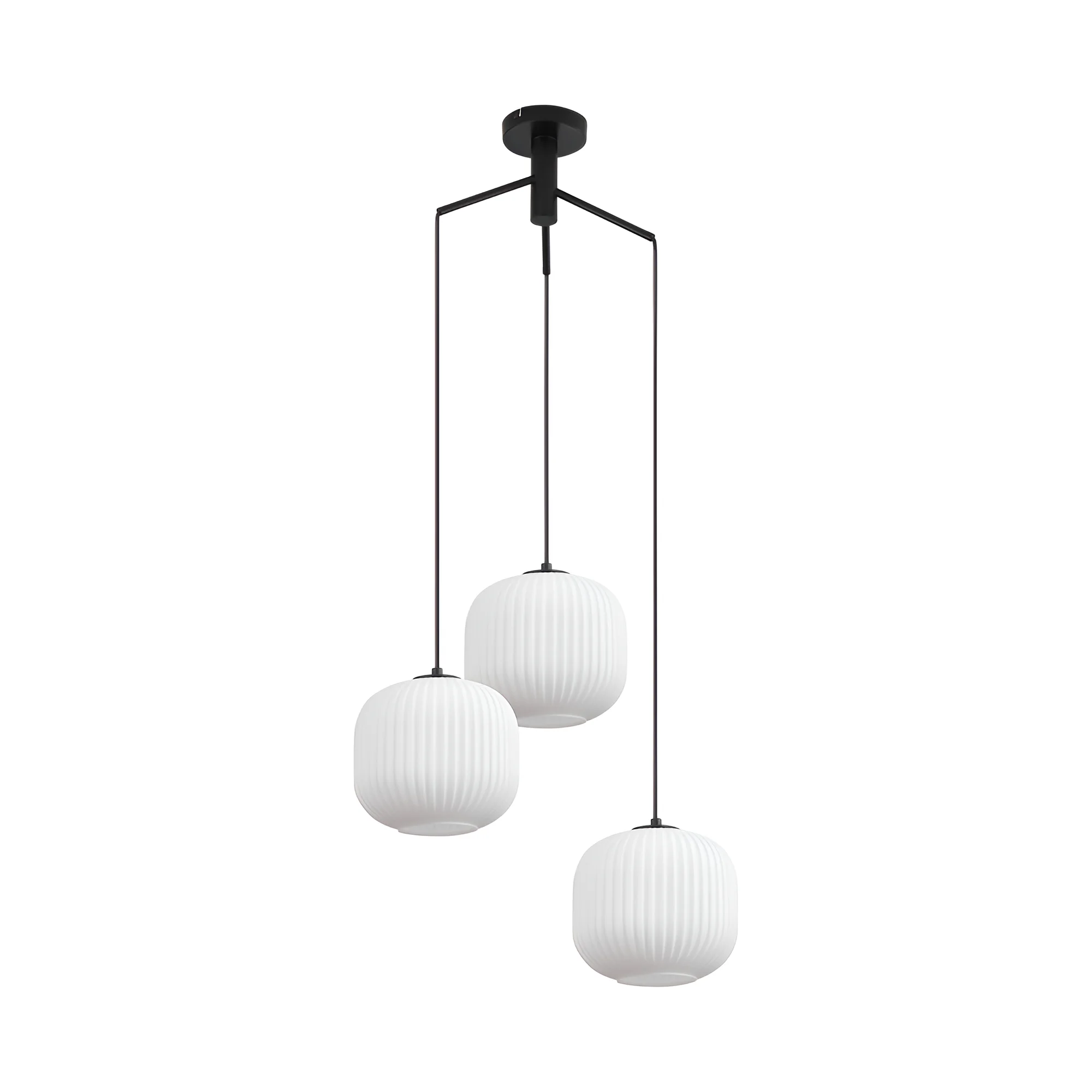 VISILICA 3-GLAVA E27 OPAL/CRNI VISILICA 3-GLAVA E27 OPAL/CRNI