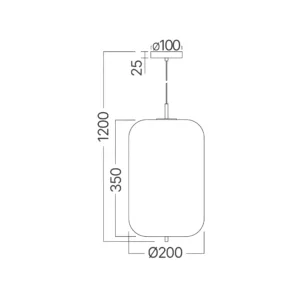 VISILICA E27 OPAL/CRNI
