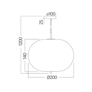 VISILICA E14 OPAL/CRNI