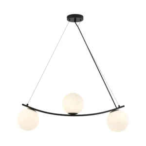 VISILICA 3-GLAVA G9 OPAL/CRNI