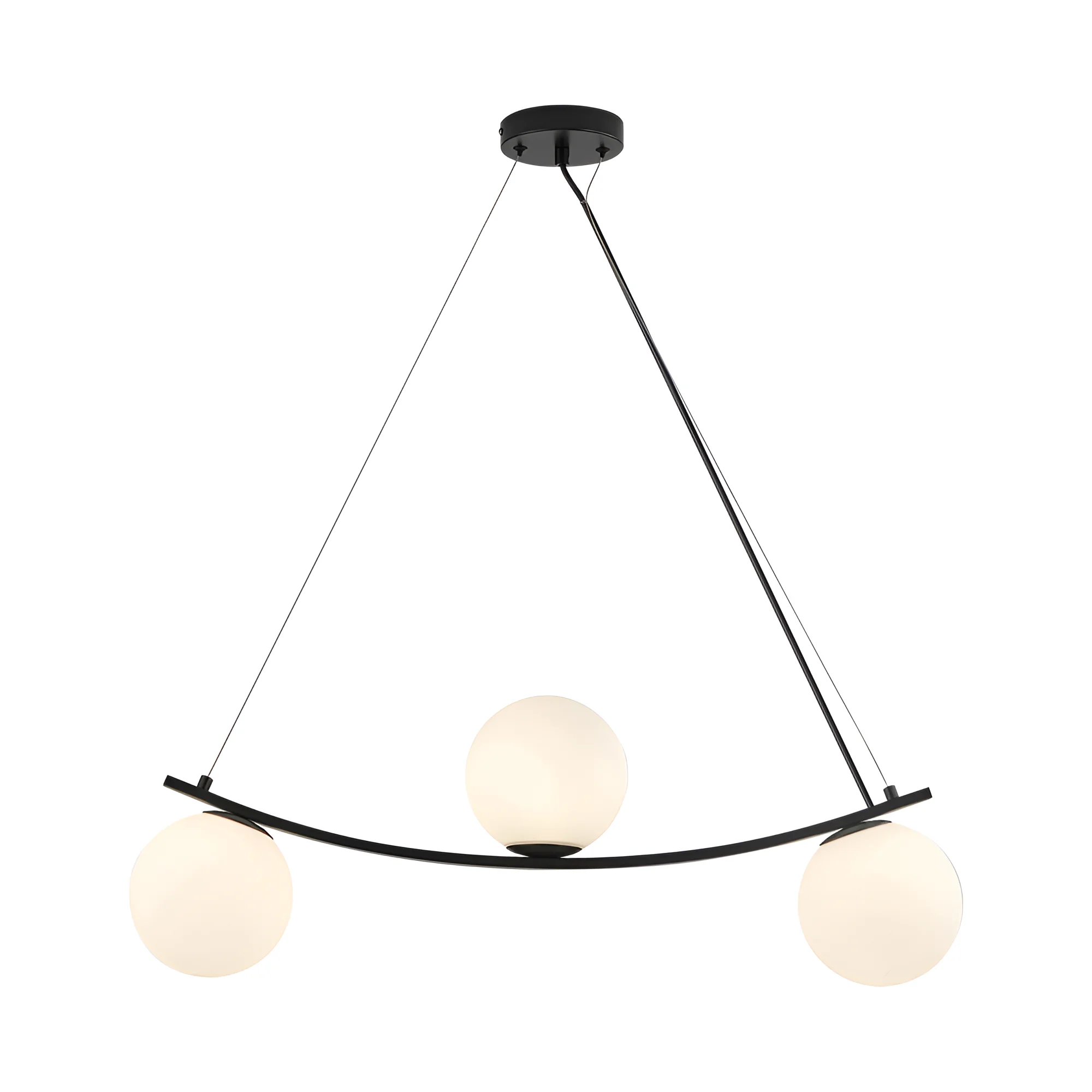 VISILICA 3-GLAVA G9 OPAL/CRNI VISILICA 3-GLAVA G9 OPAL/CRNI