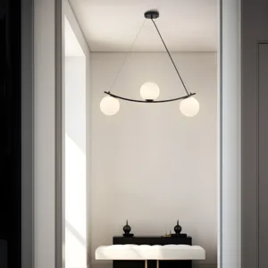 VISILICA 3-GLAVA G9 OPAL/CRNI