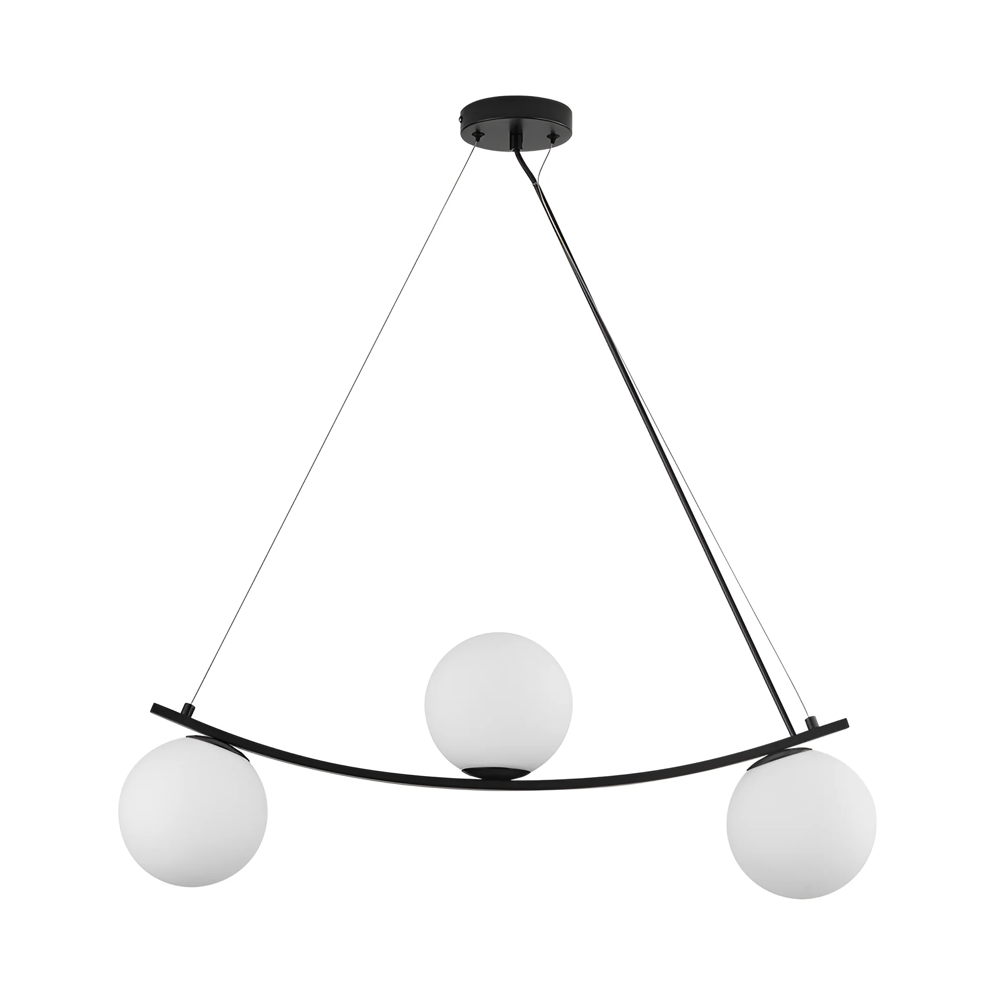 VISILICA 3-GLAVA G9 OPAL/CRNI VISILICA 3-GLAVA G9 OPAL/CRNI