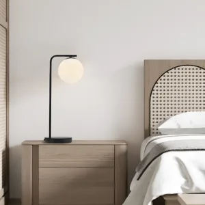 STONA LAMPA G9 OPAL/CRNI
