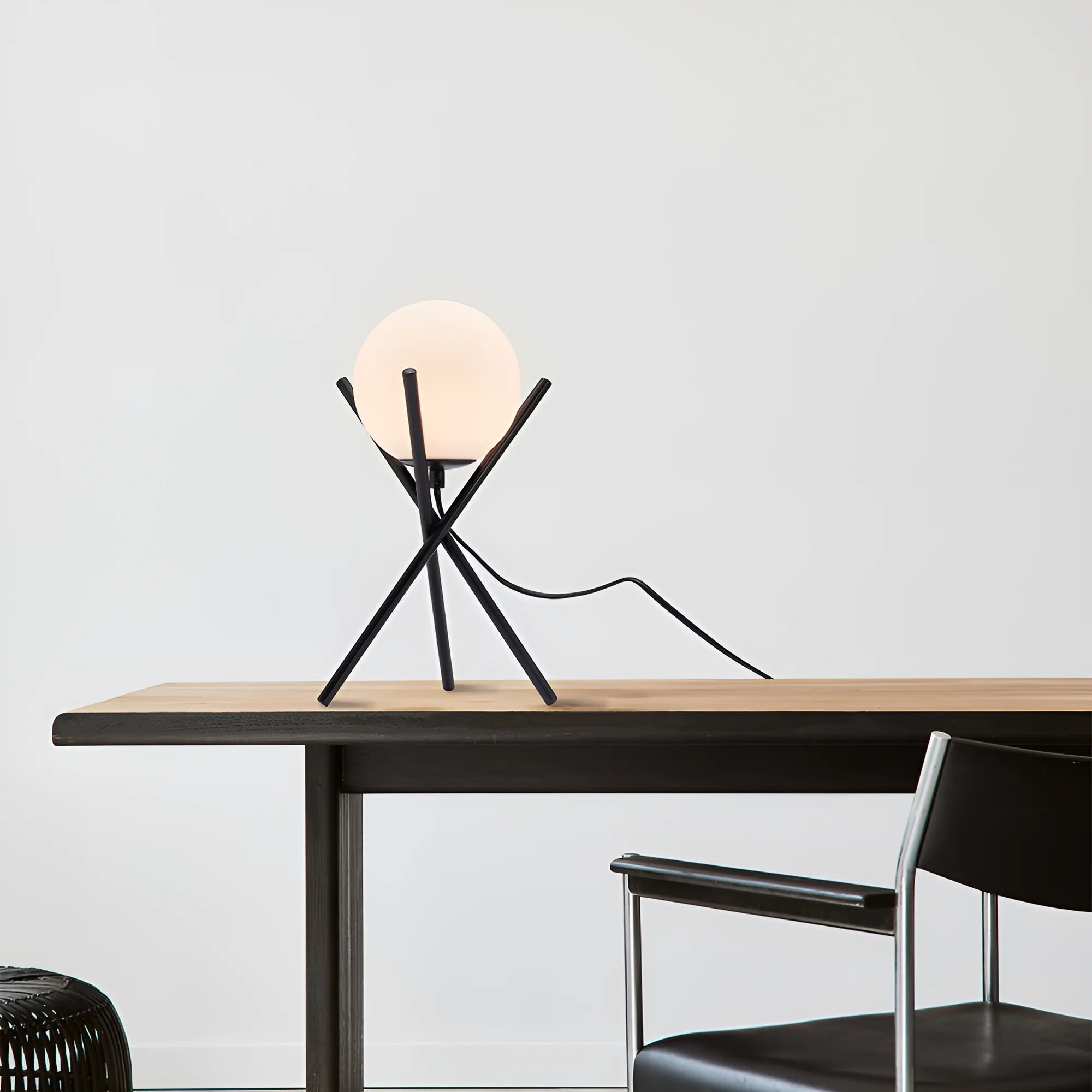 STONA LAMPA G9 OPAL/CRNI STONA LAMPA G9 OPAL/CRNI