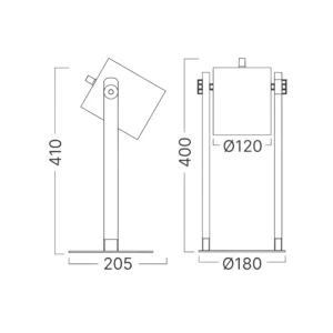 STONA LAMPA E27 DRVO