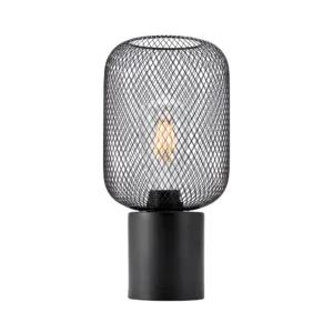 STONA LAMPA E27 CRNI