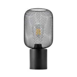 STONA LAMPA E27 CRNI