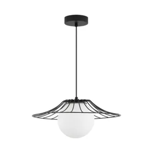VISILICA E27 CRNI