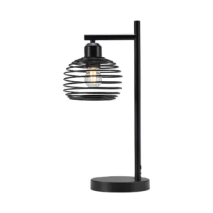 STONA LAMPA E27 CRNI