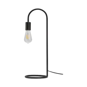 STONA LAMPA E27 CRNI