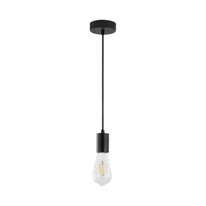 VISILICA E27 CRNI