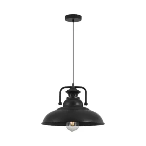 VISILICA E27 CRNI