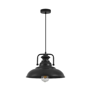 VISILICA E27 CRNI
