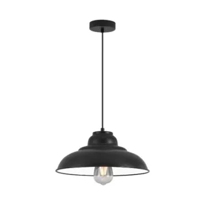 VISILICA E27 CRNI