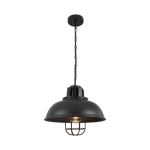VISILICA E27 CRNI