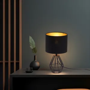 STONA LAMPA E14 CRNI