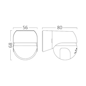 SENZOR POKRETA 03° IP44
