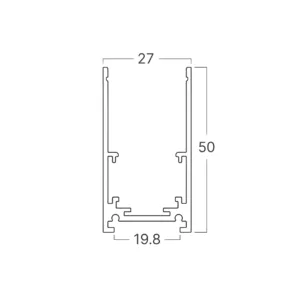 MAGNETNA SINA NADGRADNA 2M CRNI 48VDC