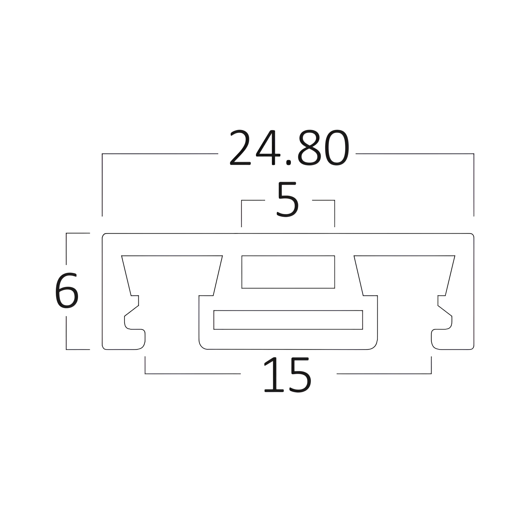 MAGNETNA SINA NADGRADNA 1M CRNI 48VDC MAGNETNA SINA NADGRADNA 1M CRNI 48VDC