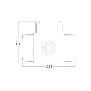 MAGNETNI T CRNI 48VDC