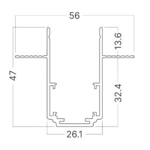 MAGNETNA SINA UGRADNA 2M CRNI 48VDC