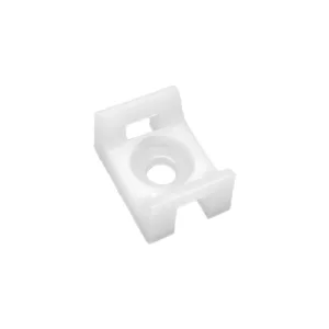 BRY-17,6x12,9-100pcs/bag-PA66-WHT-CABLE TIES SCREW