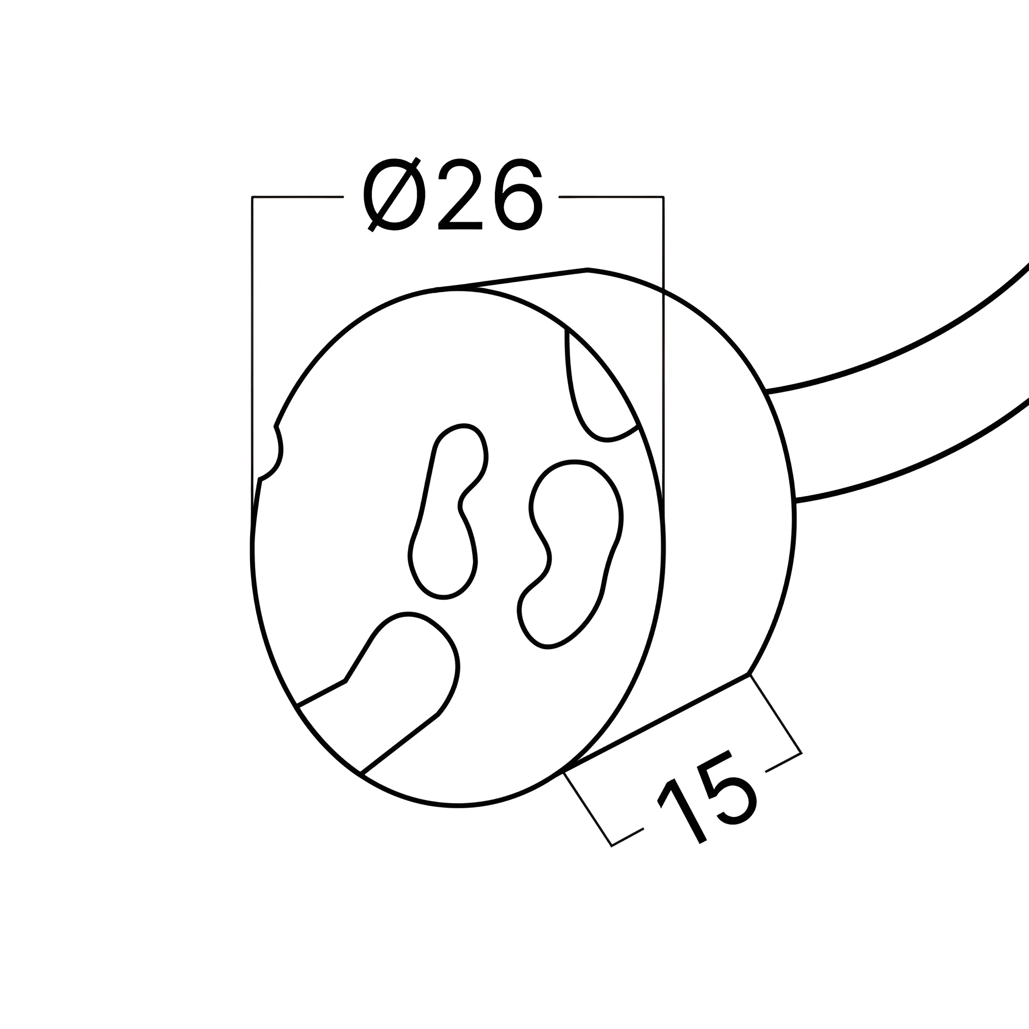 GU10 GRLO 15CM GU10 GRLO 15CM