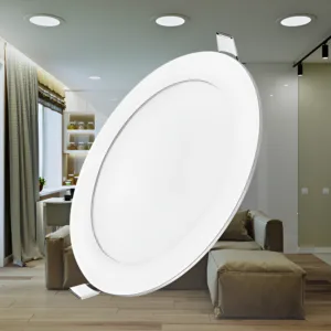 LED PANEL UGRADNI OKRUGLI 3" 3W BELI 3000K