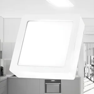 LED PANEL NADGRADNI KVADRATNI 18W BELI 6500K